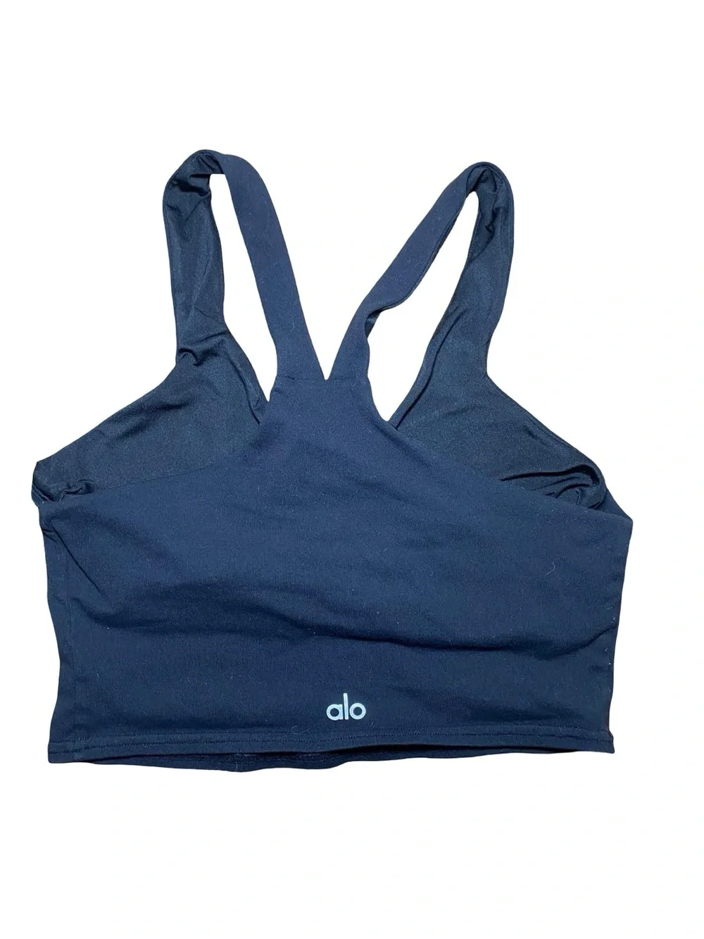 ALO Yoga Deep Navy V-Neck Sports Bralette
